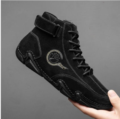 Men's Mid-top Casual Flat Cotton Solstice Style Shoes
