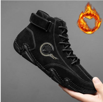 Men's Mid-top Casual Flat Cotton Solstice Style Shoes