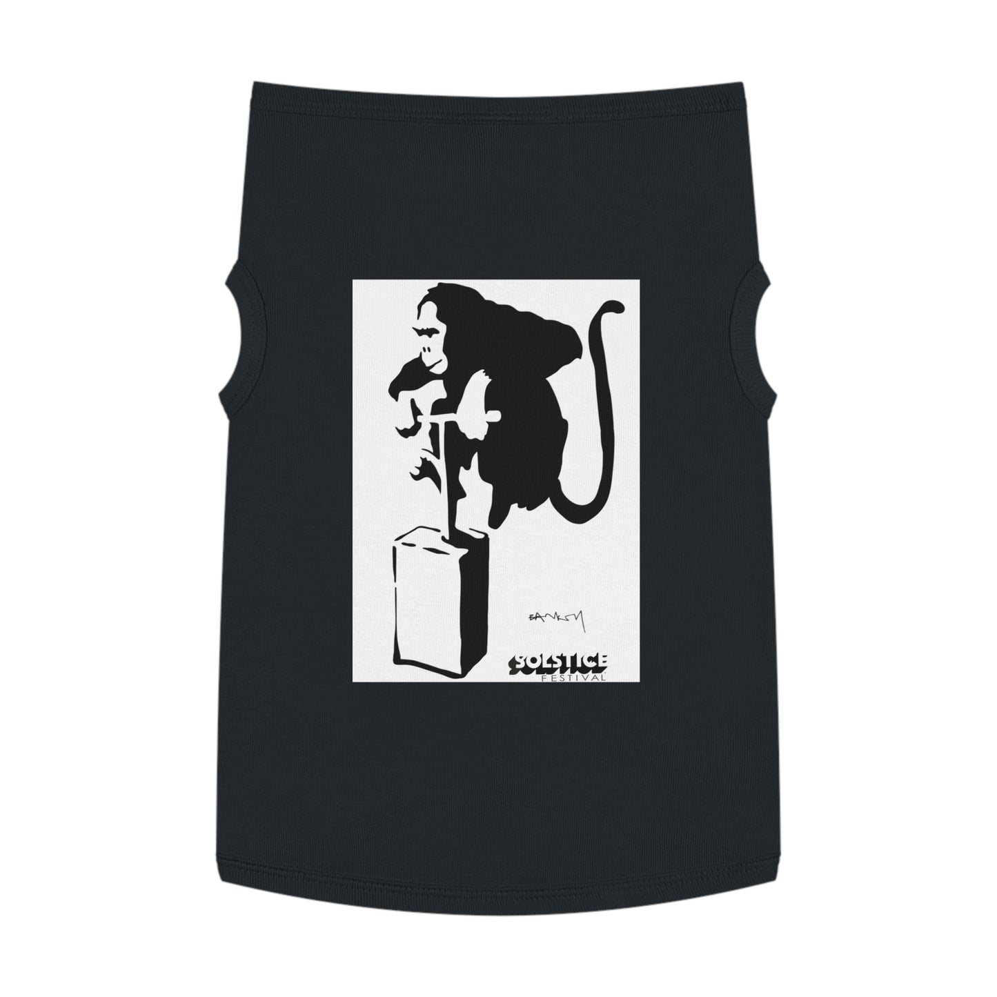 BANSKI MONKEI explode SOLSTICE FESTIVAL Pet Tank Top