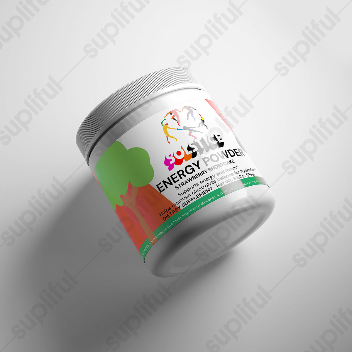 Energy Powder (Strawberry Shortcake)