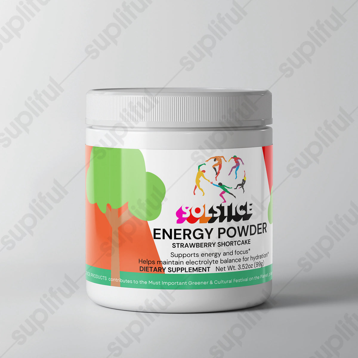 Energy Powder (Strawberry Shortcake)