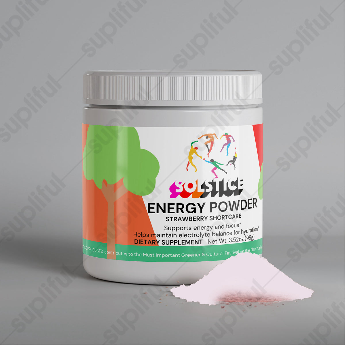 Energy Powder (Strawberry Shortcake)