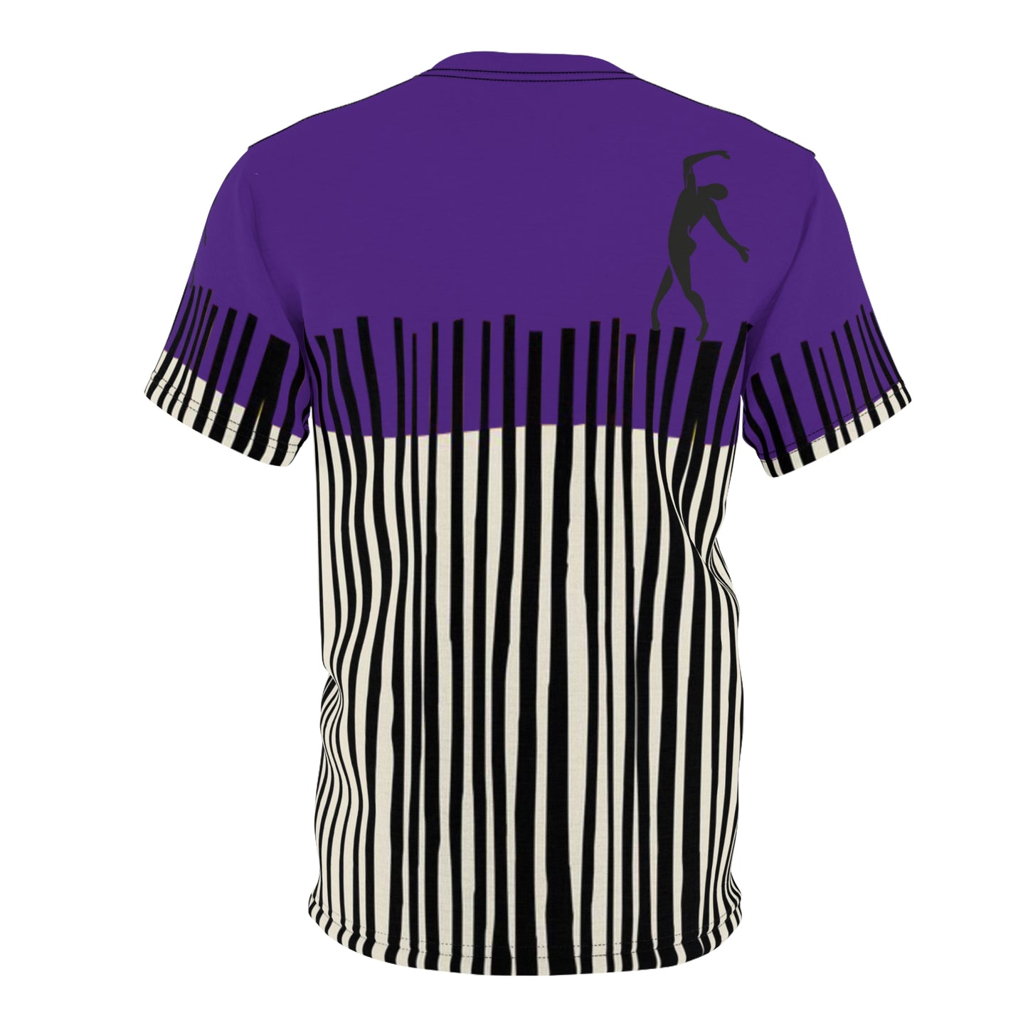SOLSTICE Bamboo purple Unisex Cut & Sew  Tee (AOP)