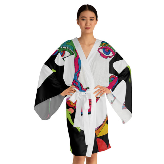 Copy of Long Sleeve SOLSTICE POP ART Kimono Robe (AOP)