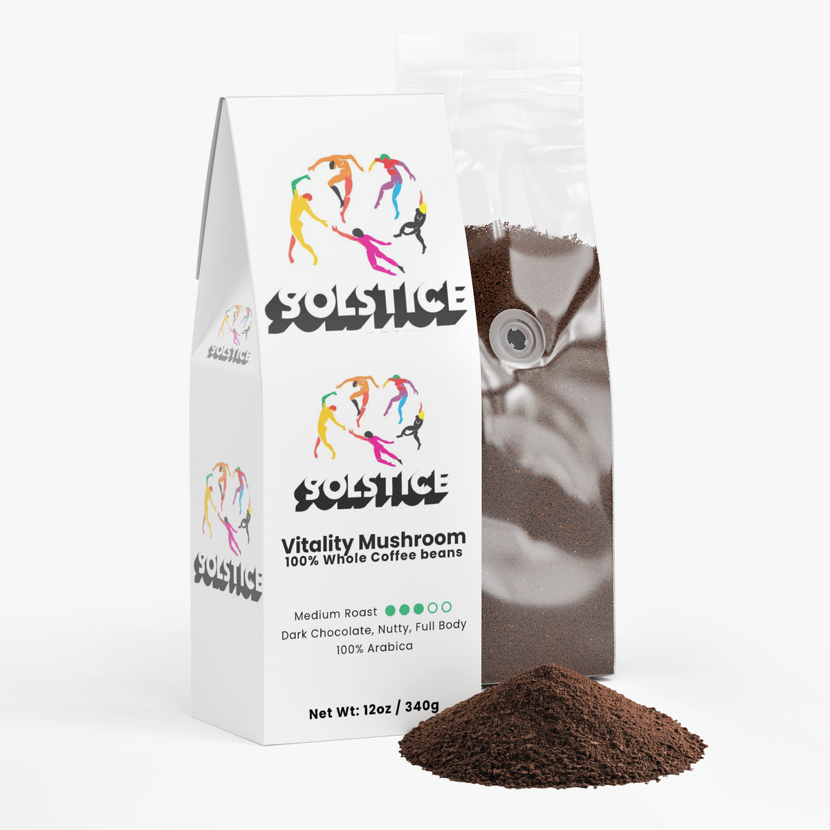 Vitality Mushroom Coffee (Medium Roast)