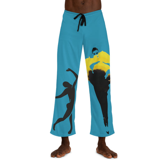 SOLSTICE Fashionist 2 Men's Pajama TurquoisePants (AOP)