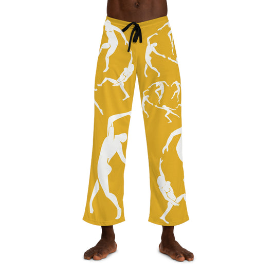 SOLSTICE Matisse Men's yellow Pajama Pants (AOP)