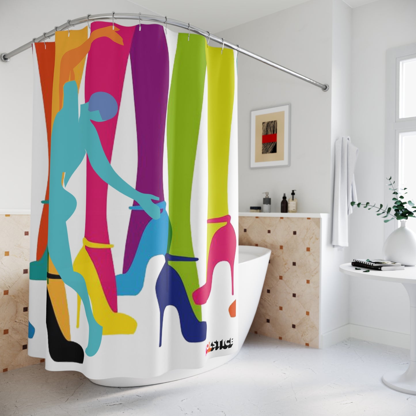 SOLSTICE Legs Shower Curtain 5