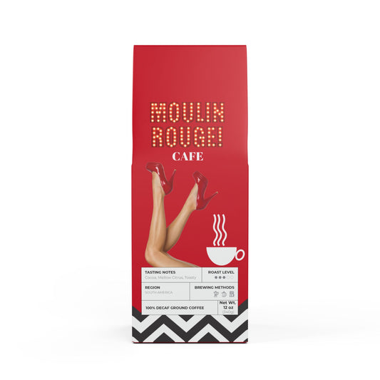 SOLSTICE MOULIN ROUGE Trapper Peak Decaf Coffee Blend (Medium Roast)