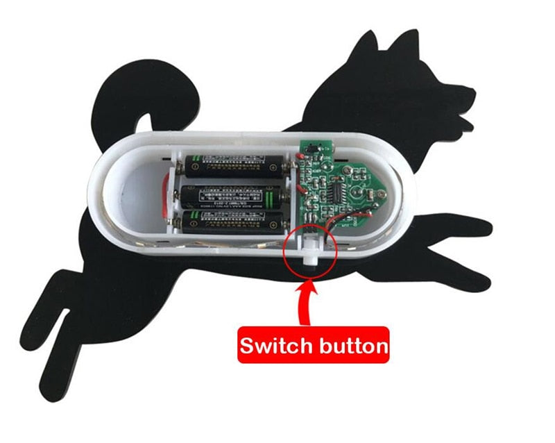 LED Animal Dog Cat Shape Night Light Sensor Control Smart Sound Wall Lamp Home Corridor Balcony Night Lamp Baby Kids Sleep Lamps