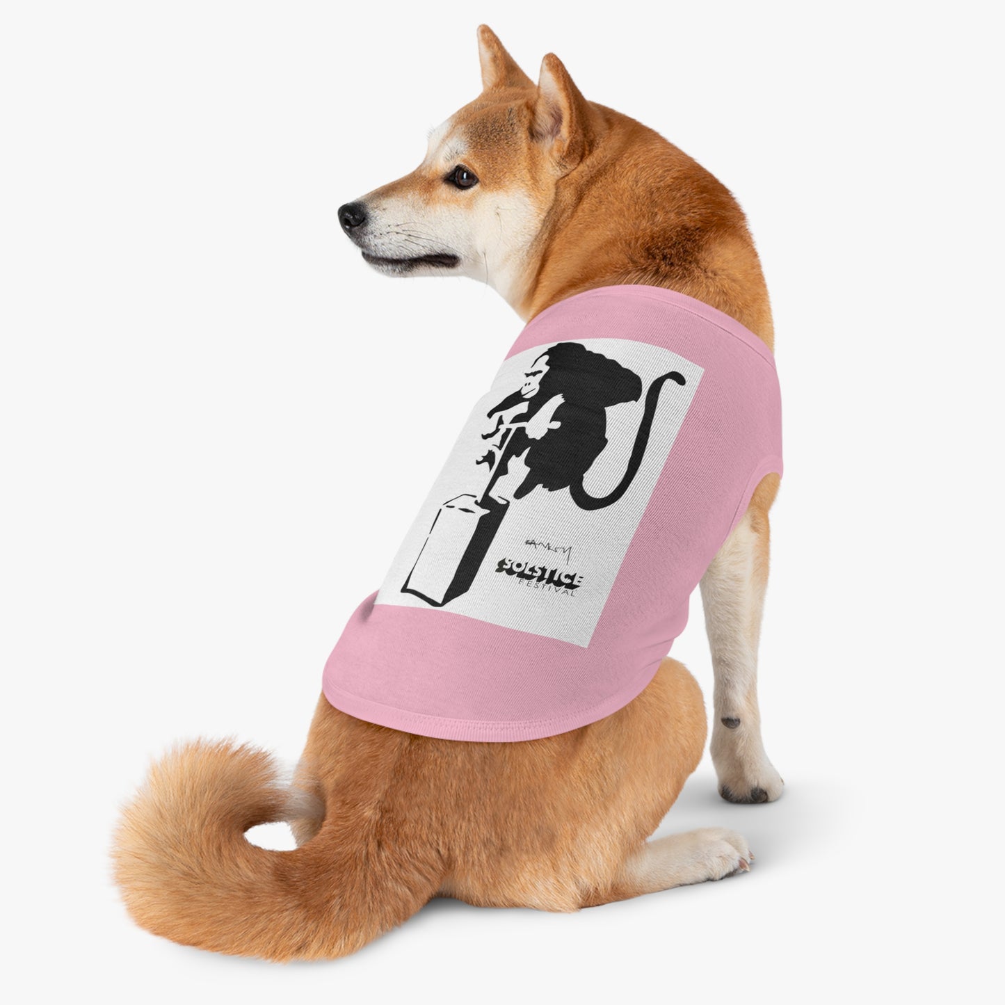 BANSKI MONKEI explode SOLSTICE FESTIVAL Pet Tank Top