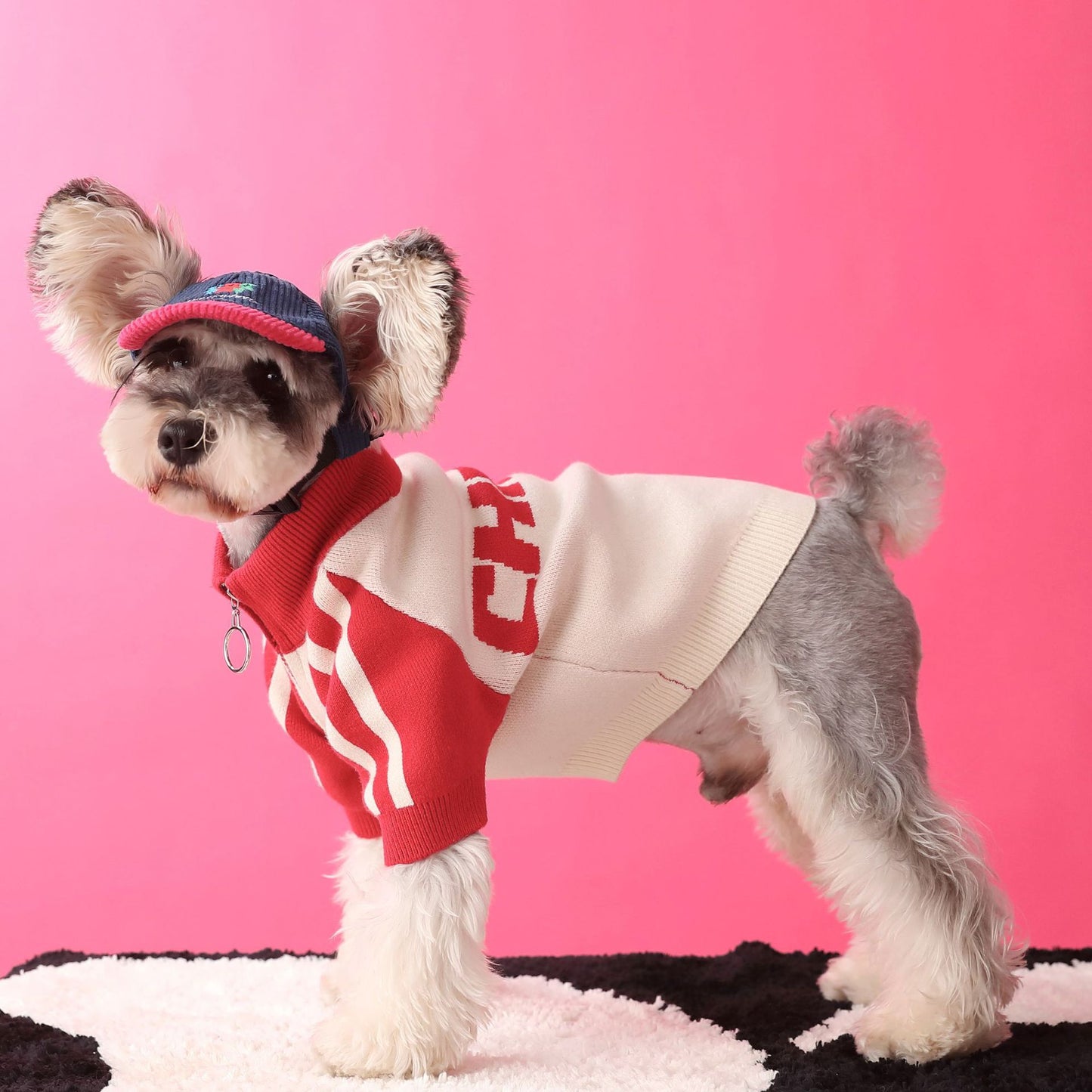 Puppy Dog Sports Sweater Cardigan Men's Pet Clothing