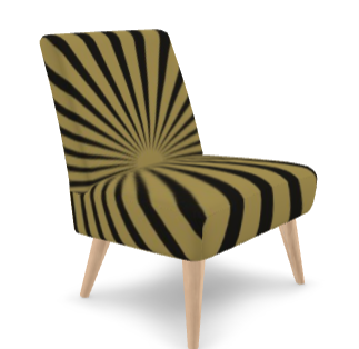 SOLSTICE Red Pop Art Sun Rays armchair 10 colors options