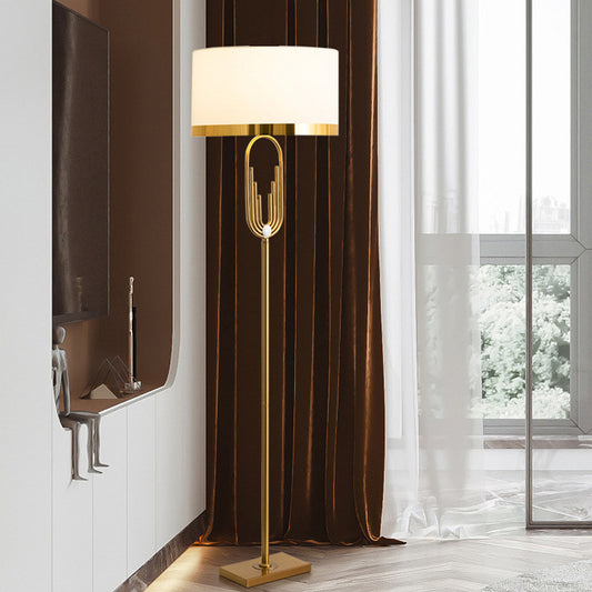 Modern Gold Vertical Reading Desk Floor Lamp