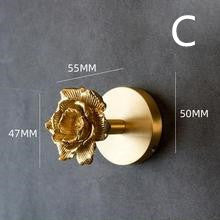 Retro Copper Punch-Free Animal Hook/ Nordic Light Luxury