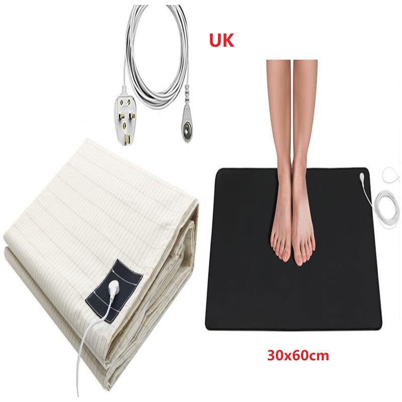 Sleep well, tangerine dreams with  Grounding Silver Cotton Bed Sheet Grounding Mat Anti-static Bed Sheet
