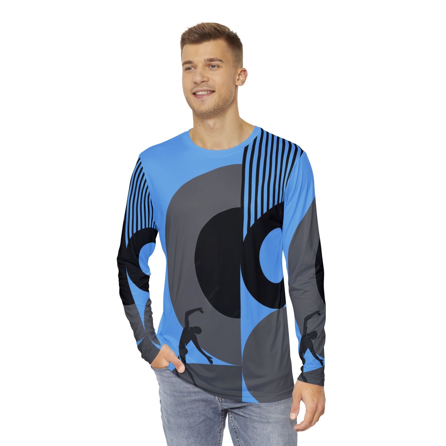 SOLSTICE Wake Up red Long Sleeve Shirt (AOP)