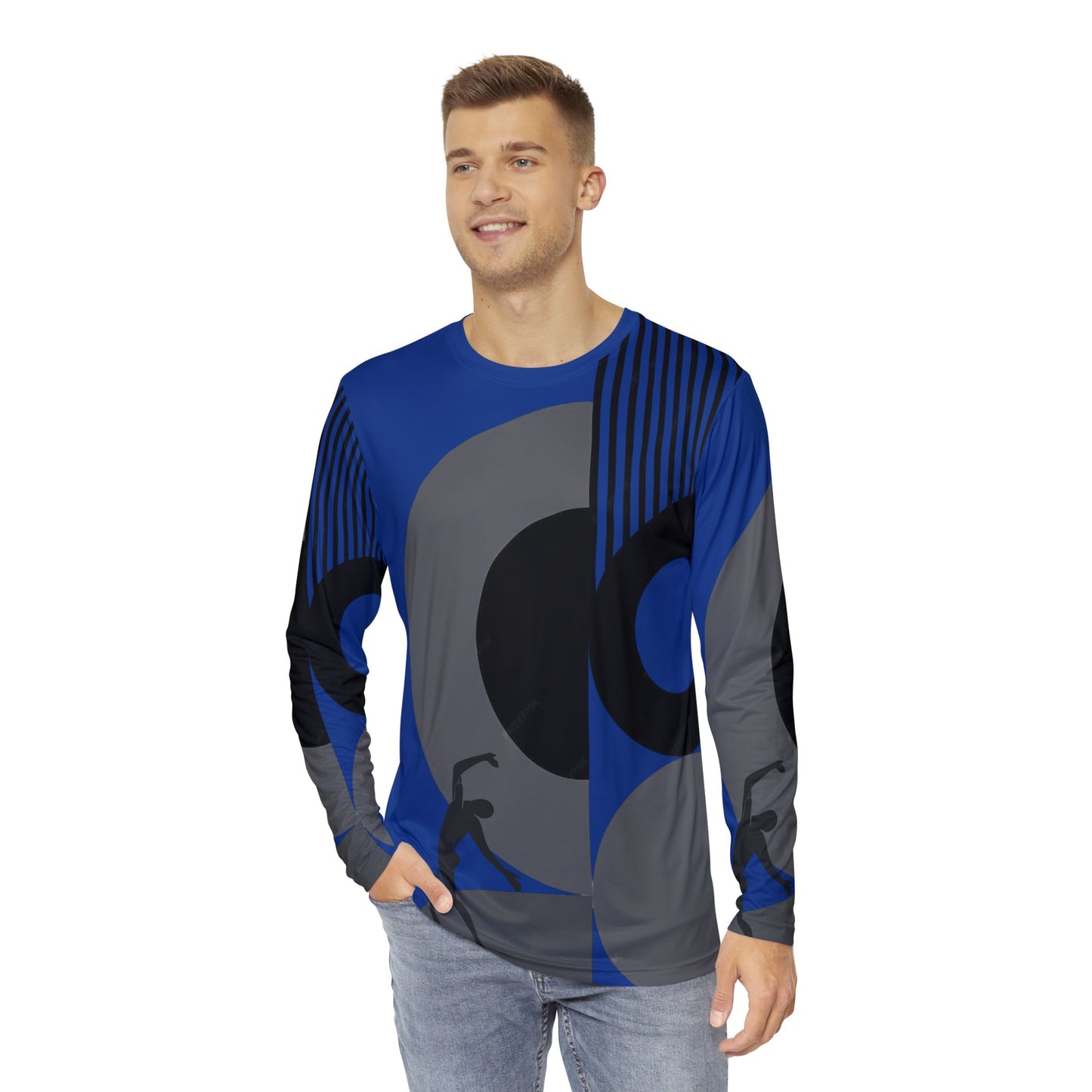 SOLSTICE Wake Up red Long Sleeve Shirt (AOP)