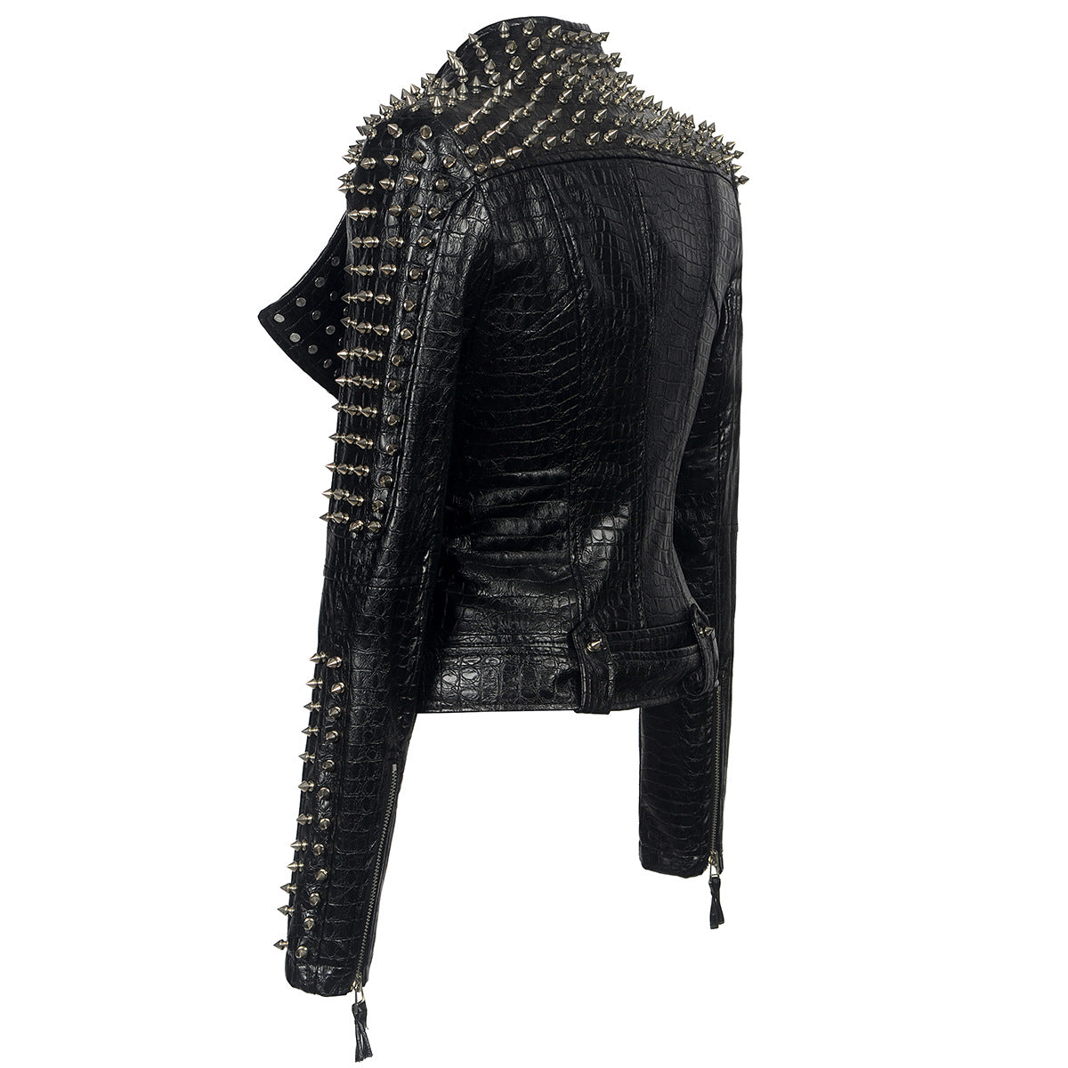 Trendy Short leather imitation Punk Jacket