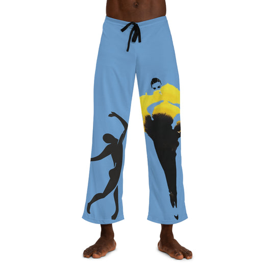 SOLSTICE Fashionist 2 Men's Pajama light blue Pants (AOP)