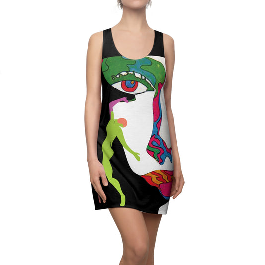 Women's POP ART Cut & Sew Racerback Dress (AOP)