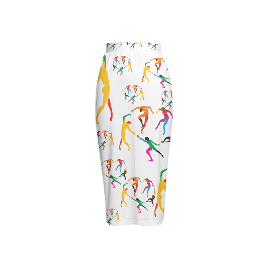 Women's SOLSTICE Back Split Pencil Skirt-Heavy Knit