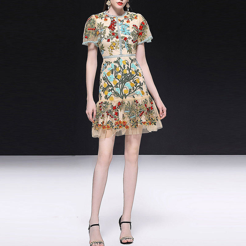 Luxury Style Embroidered dress