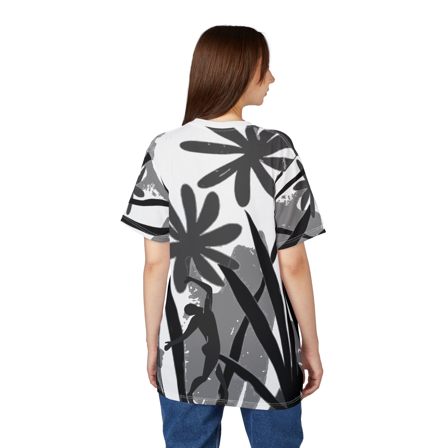 SOLSTICE Matisse Jungle Unisex white Cut & Sew Tee (AOP)