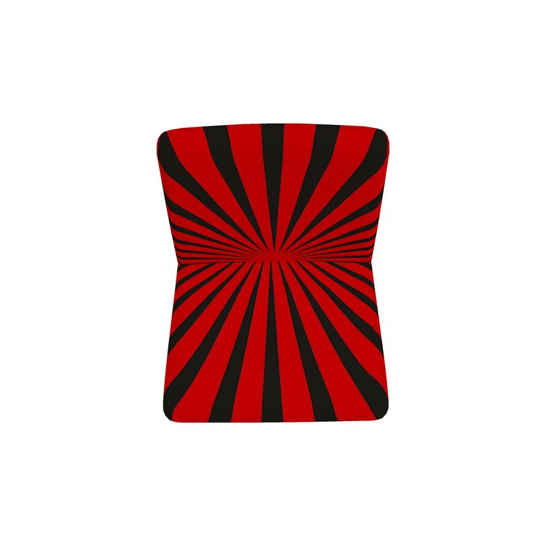 SOLSTICE Red Pop Art Sun Rays armchair 10 colors options
