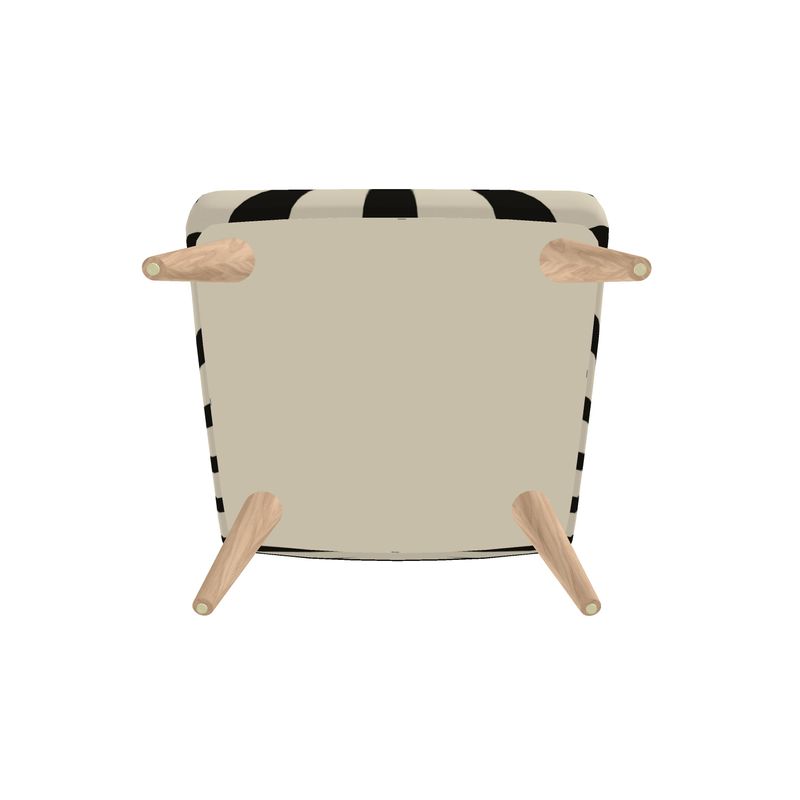 TSOLSTICE MORRISON armchair with Sun Rays, by A