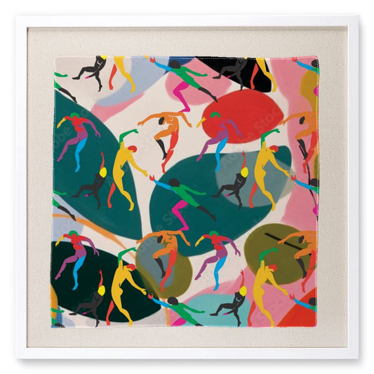 Framed Silk Scarf
