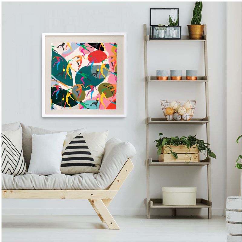 Framed Silk Scarf