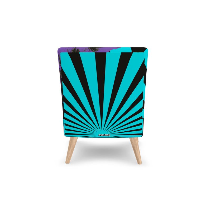 SOLSTICE Marylin Wharhol armchair with Pop Art Sun rays