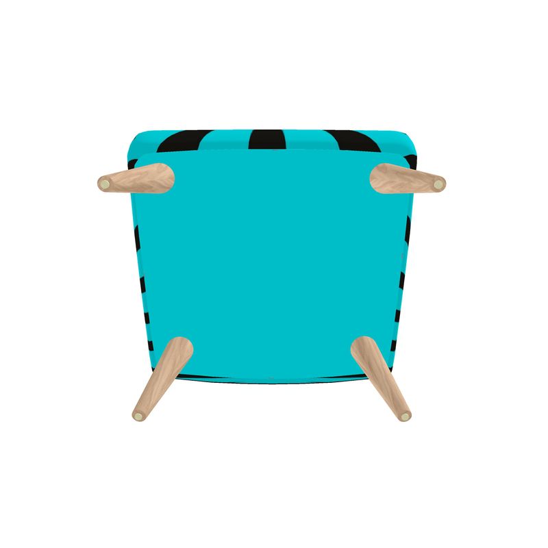 SOLSTICE Marylin Wharhol armchair with Pop Art Sun rays