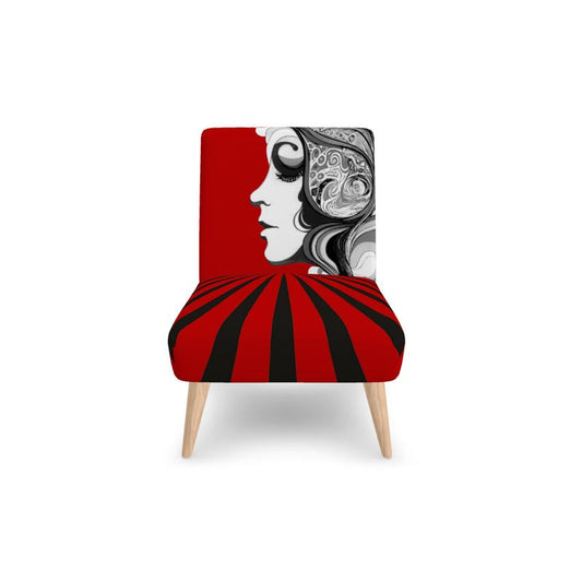 SOLSTICE Pop Art Face Sun Rays armchair