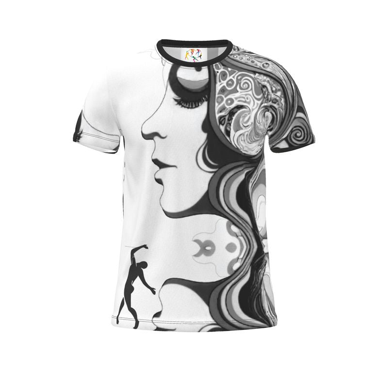 Cut and Sew All Over Print T-Shirt
