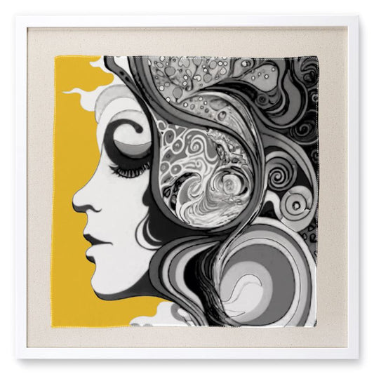 Framed Silk Scarf