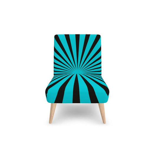 SOLSTICE B Turquoise Pop Art Sun Rays Armchair 10 colors options