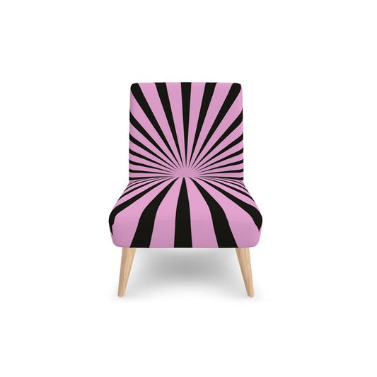 SOLSTICE B Pink Pop Art Sun Rays Armchair 10 colors options