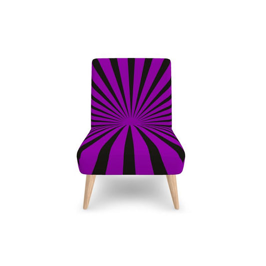 SOLSTICE B Purple Pop Art Sun Rays Chair 10 colors options