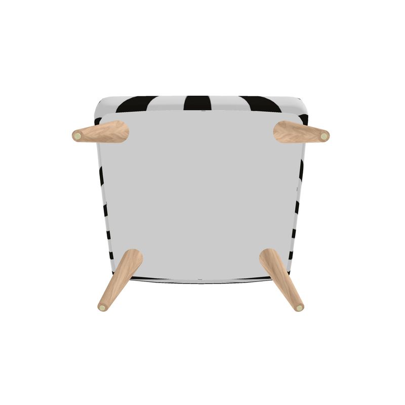 SOLSTICE armless chair Pop Art face Sun Rays 10 colors available