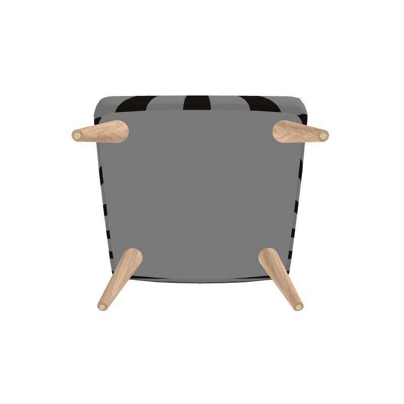 SOLSTICE armless gray chair Pop Art face Sun Rays 10 colors available