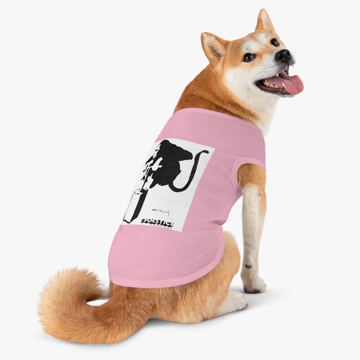 BANSKI MONKEI explode SOLSTICE FESTIVAL Pet Tank Top