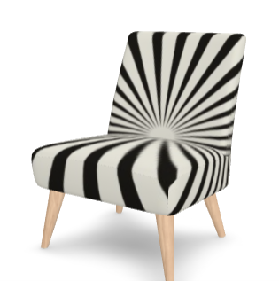 SOLSTICE Pop Art Sun Rays  Armchair by AFANADOR