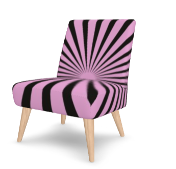 SOLSTICE Red Pop Art Sun Rays armchair 10 colors options