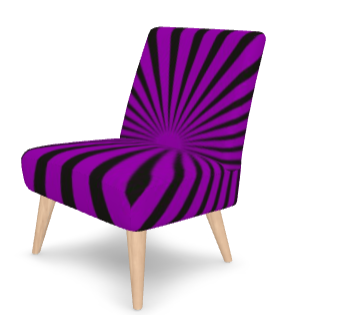 SOLSTICE Red Pop Art Sun Rays armchair 10 colors options