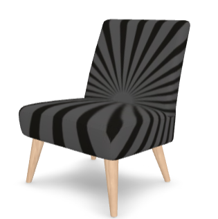 SOLSTICE Red Pop Art Sun Rays armchair 10 colors options