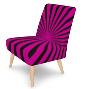 SOLSTICE Red Pop Art Sun Rays armchair 10 colors options