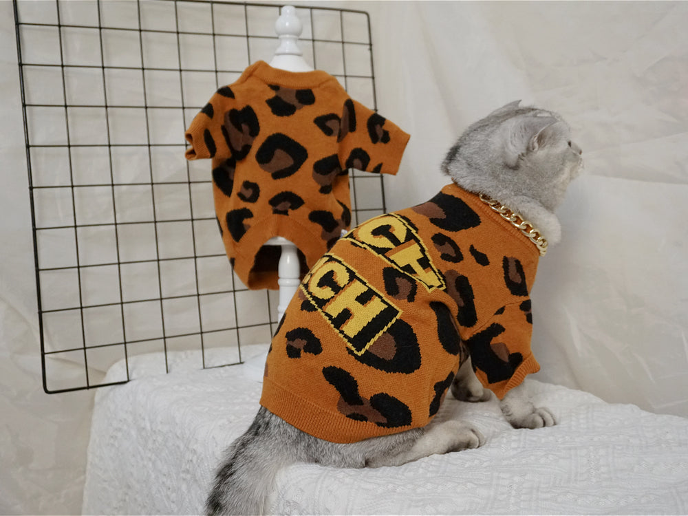 Autumn And Winter Knitted Wool Clothes For Cats And Dogs