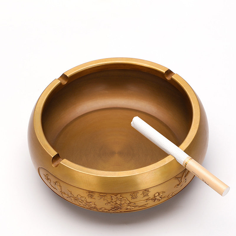 Pure Copper Ashtray Home Indoor Living Room Office Creative